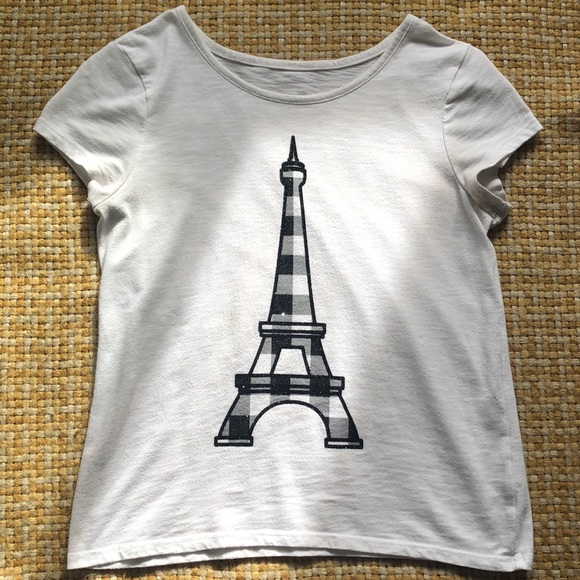 Justice Other - Sparkly Eiffel Tower t-shirt!